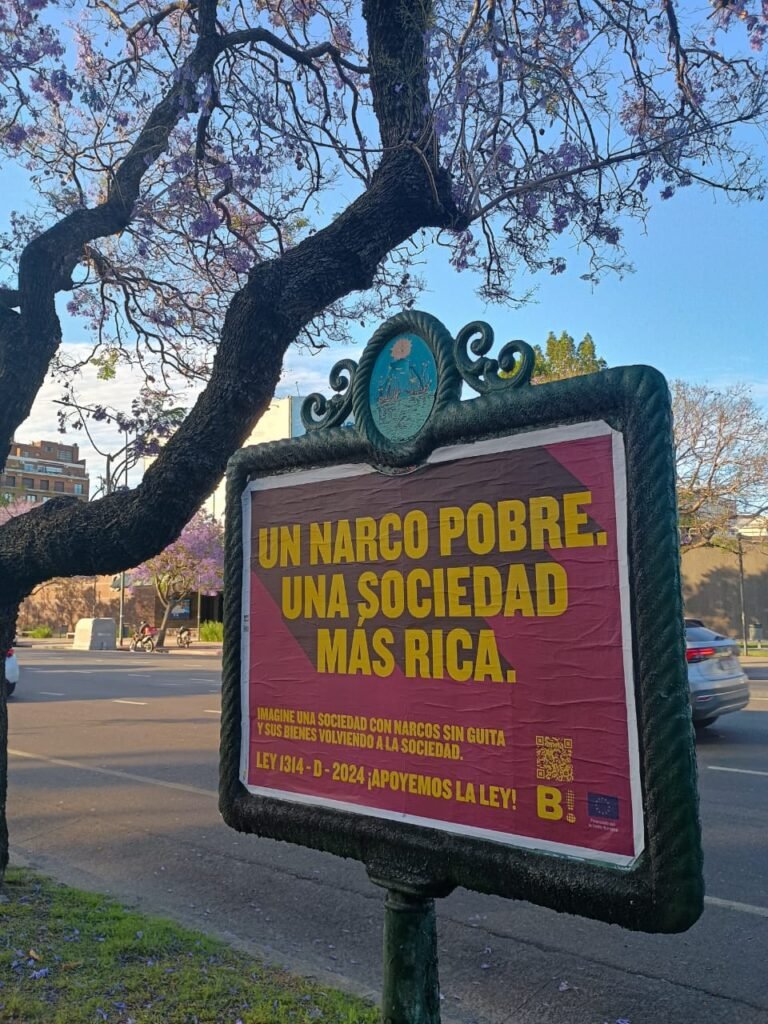 Llegó a los barrios porteños la campaña “Un narco pobre. Una sociedad más rica”